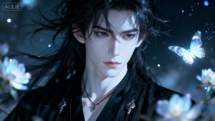 蝶舞幽尘・墨影牵缘