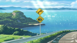 夏日海边公路