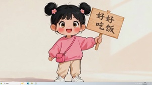 好好吃饭桌面主题