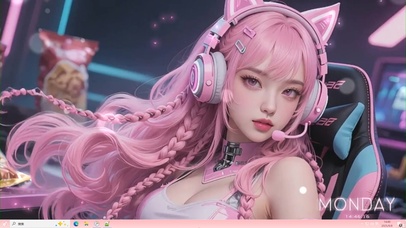 电竞少女甜酷辣妹 