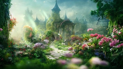 4K唯美梦幻花房