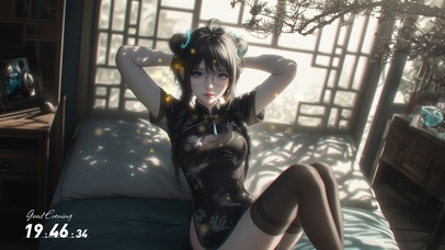 冷艳中又带着难以捉摸的神秘感