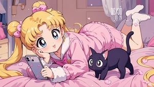 肥胖月野兔 