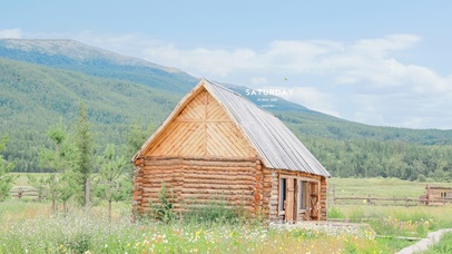 唯美治愈夏日木屋