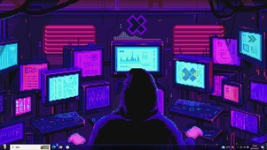 像素风黑客—【主题桌面】