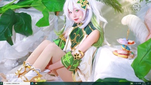 原神草神纳西妲cos抱腿