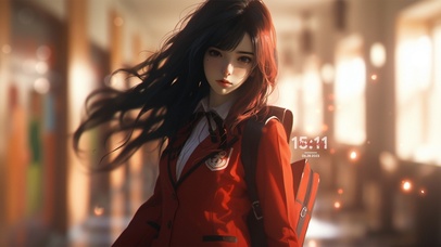 清冷氛围感美女