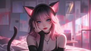 可爱猫少女