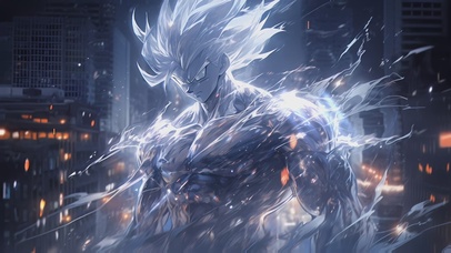 4K,3D，钢铁意志赛亚人悟空