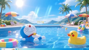 享受快乐夏季