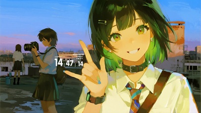 热烈的青春少女