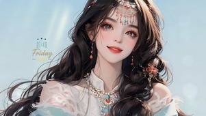 异域风美女	