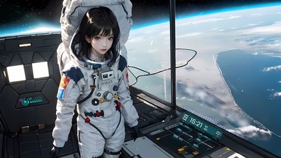 宇航员女孩