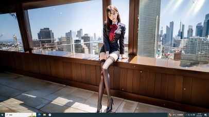 秘书职业装美女 长腿御姐