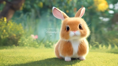4k超可爱兔子