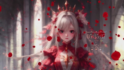 从画中走出的诡异少女