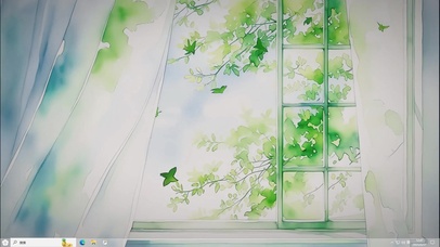 水彩AI护眼壁纸-桌面主题