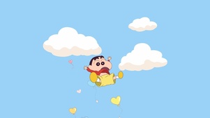 快乐小新壁纸