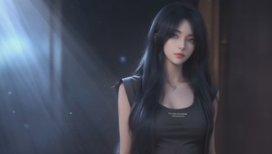 浪漫简约时尚美女
