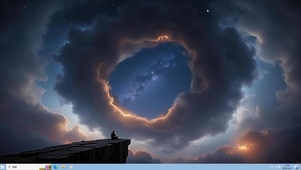 遥望天空
