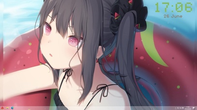 夏日 西瓜 少女