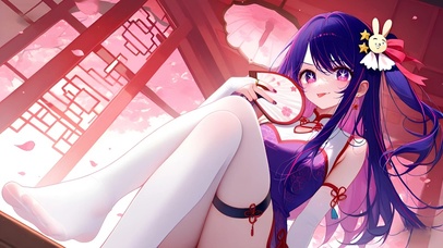 星野爱-白丝少女