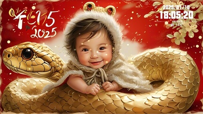 2025金蛇送福
