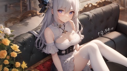 4K清纯可爱白丝少女