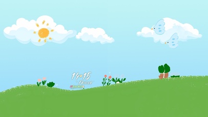 简约清新治愈桌面