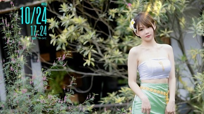 好看的抹胸女孩