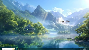 幽静 湖泊
