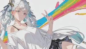 白发女孩