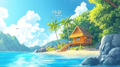 海岸小屋