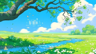护眼动漫风景