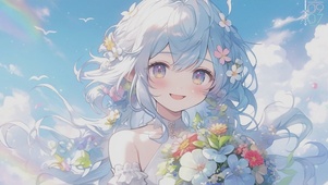 动漫可爱新娘