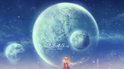 星河所望护眼壁纸