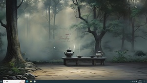 雅致古风竹林
