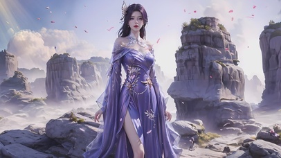 清纯古风美女云曦