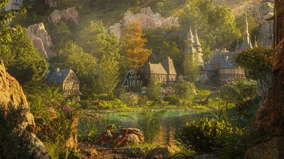 4K唯美治愈山谷村庄