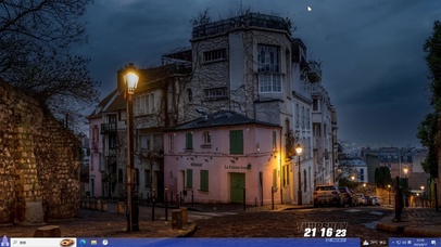 夜晚小镇主题壁纸