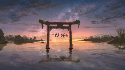 4k 治愈唯美星河之门