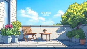 清新治愈系风景