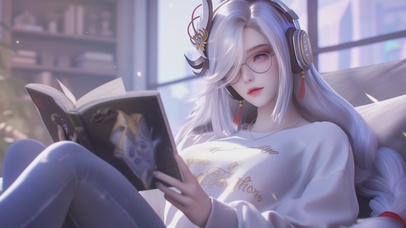 甜美梦幻女孩