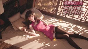 她的舞姿轻盈如飞燕