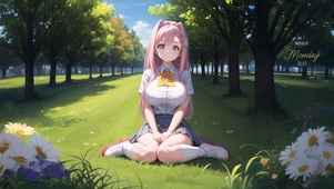 唯美森林少女