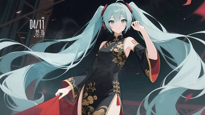 初音未来-旗袍装