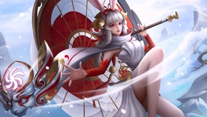 4K 公孙离皮肤 祈雪灵祝