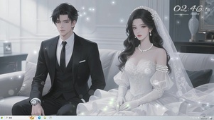 理想中的唯美婚纱婚礼