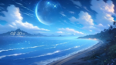 星空海滩