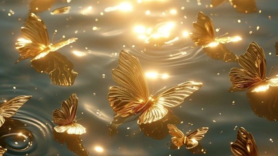 金色蝴蝶海岸  壁纸